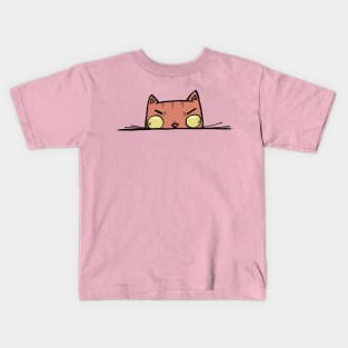 Cat peaked Kids T-Shirt